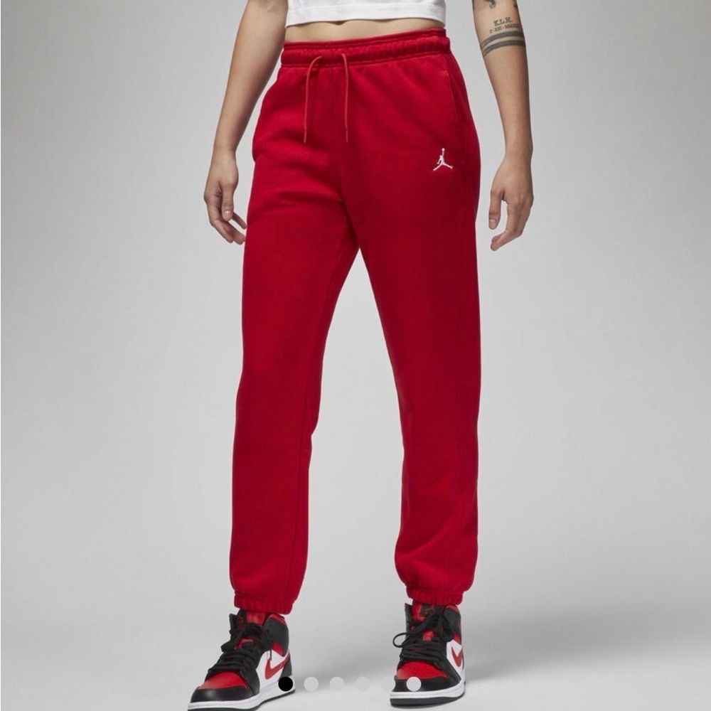 Jordan Red Brooklyn Fleece Size S